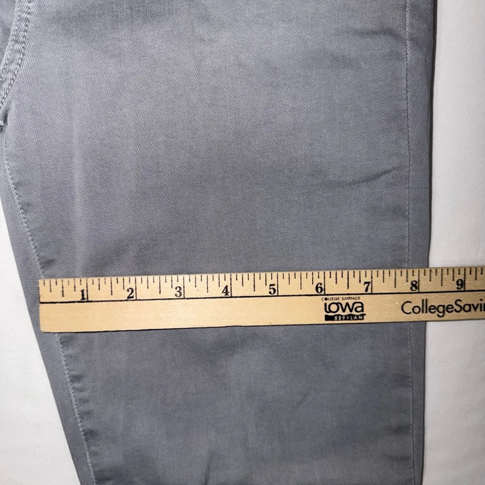 J Brand Selena MidRise Crop Boot Jeans Georgetown Grey Raw Hem 28 NWT Kick Flare - Picture 10 of 13